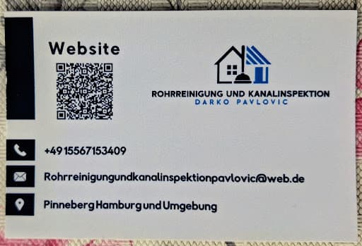 Rohrreinigung und Kanalinspektion Darko Pavlovic — Kundenfoto
