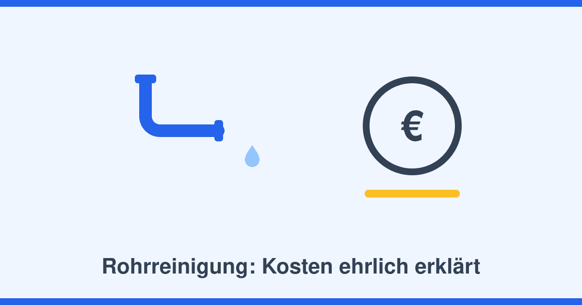 Rohrreinigung Kosten 2026: Was eine professionelle Abflussreinigung wirklich kostet