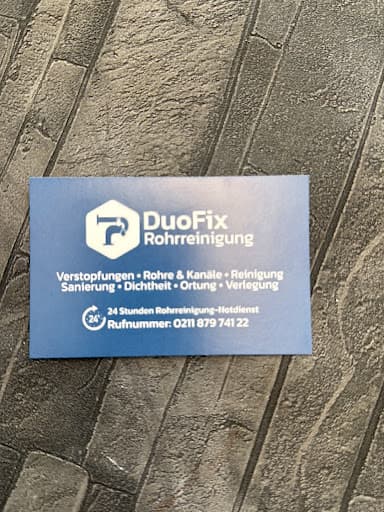 Rohrreinigung DuoFix | 24/7 Service & Notdienst Düsseldorf — Kundenfoto